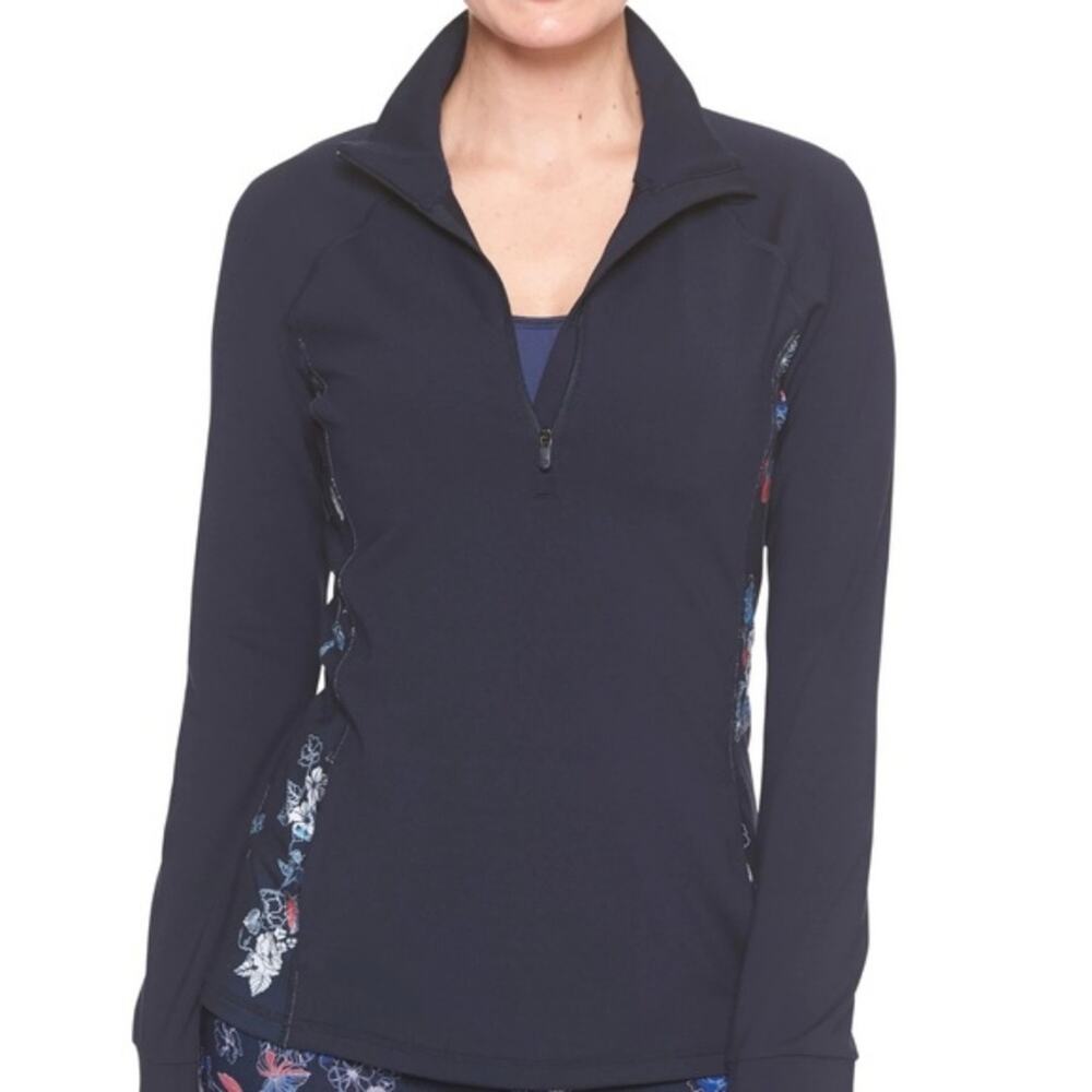 Gap Fit Flower Pattern Colorblock Print Jacket - Picture 8 of 8